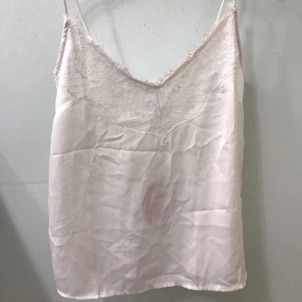 White lace tank top